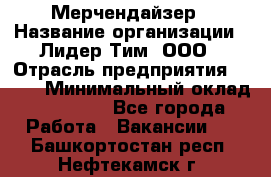 Мерчендайзер › Название организации ­ Лидер Тим, ООО › Отрасль предприятия ­ BTL › Минимальный оклад ­ 17 000 - Все города Работа » Вакансии   . Башкортостан респ.,Нефтекамск г.